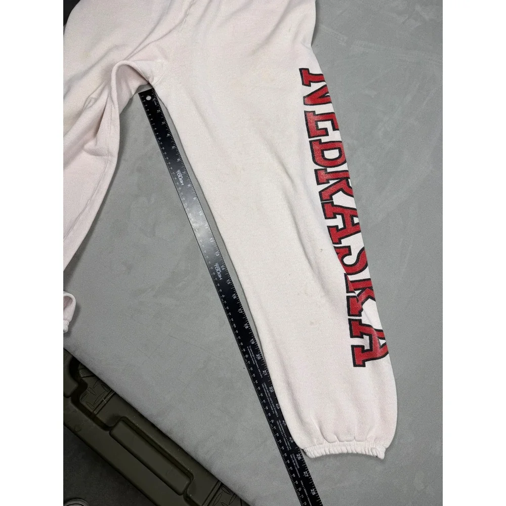 90s Mens Vintage Nebraska Huskers Spellout Sweatpants Streetwear Large